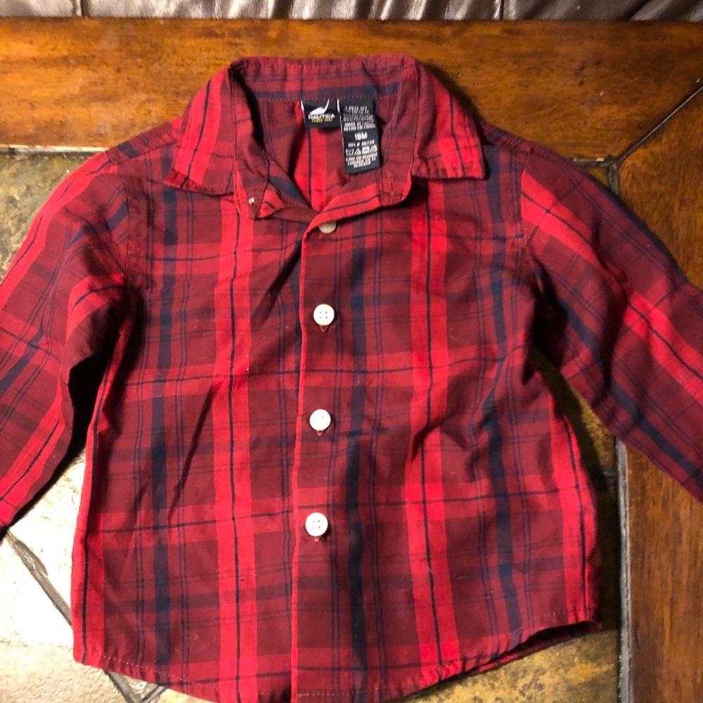 Plaid Button Up Dress Shirt